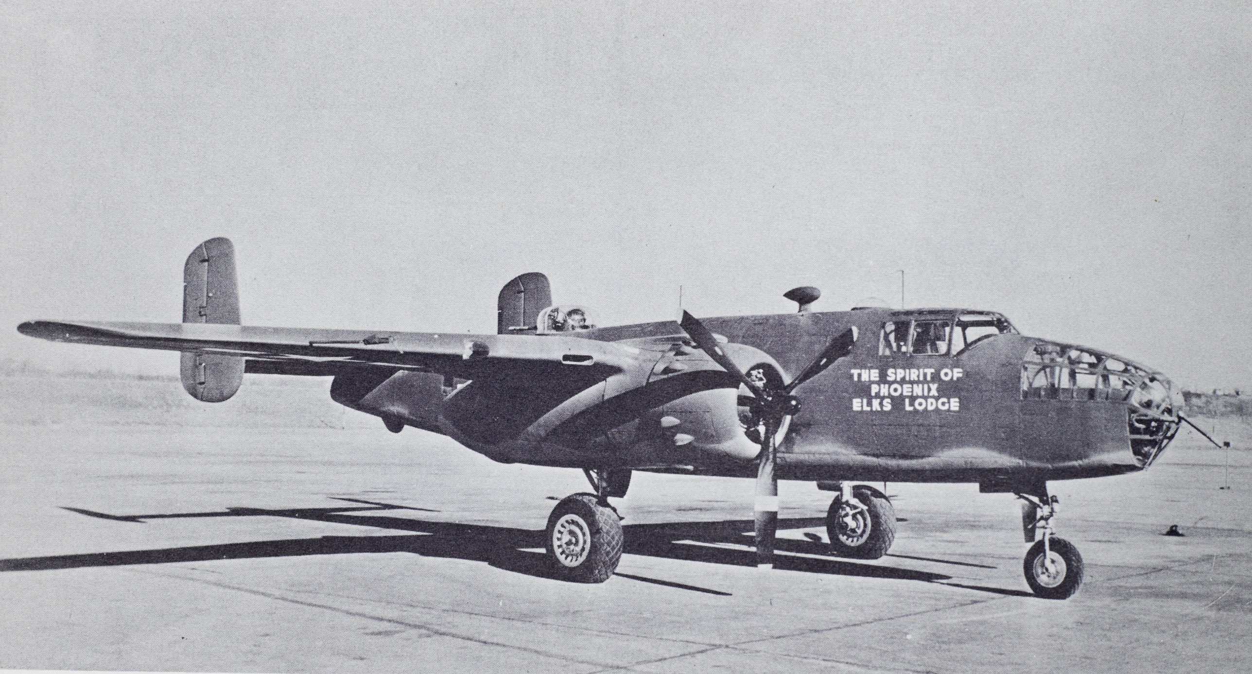 The Spirit of Phoenix Elks Lodge B-25 bomber